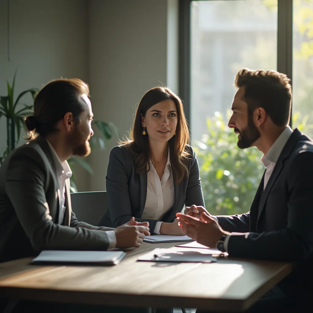 Consultores de Epipastic en una reunión estratégica